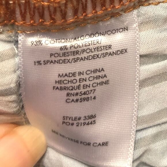 Cabi Size 4 High Straight Jeans #3386 Dark Wash - Picture 5 of 10